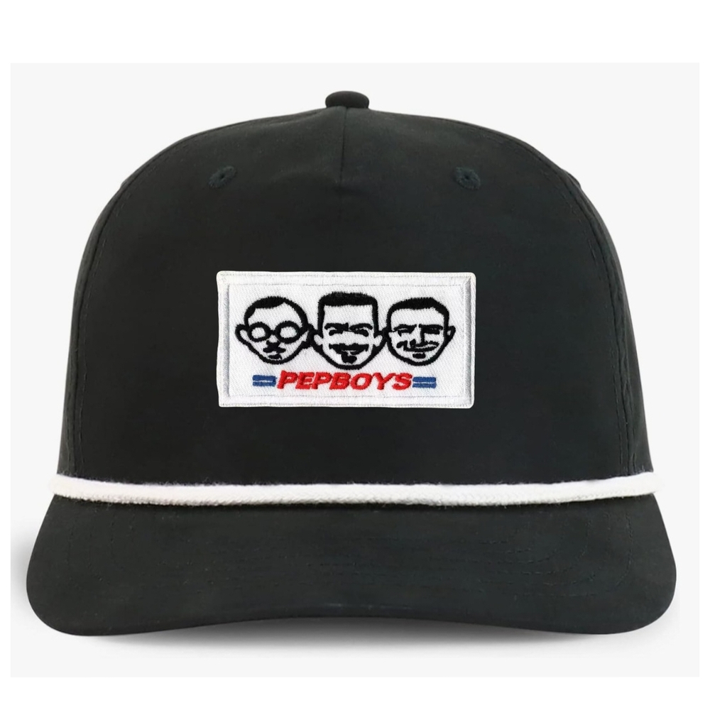 Pep Boys Mechanics Snaoback Rope Hat